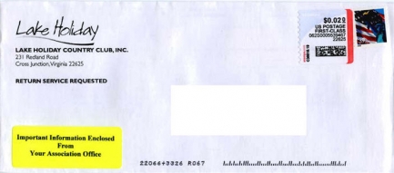Envelope from LHCC Election Mailer