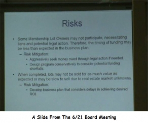 Slide From the 6/21 Board Meeting